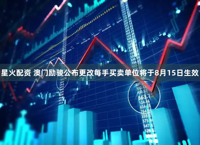 星火配资 澳门励骏公布更改每手买卖单位将于8月15日生效